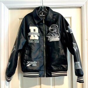 Rebel Minds Athletic Varsity Letterman Jacket Medium